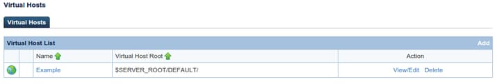 OpenLiteSpeed edit virtual host