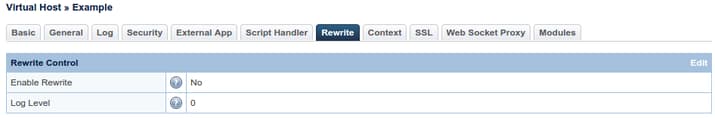 OpenLiteSpeed enable rewrites