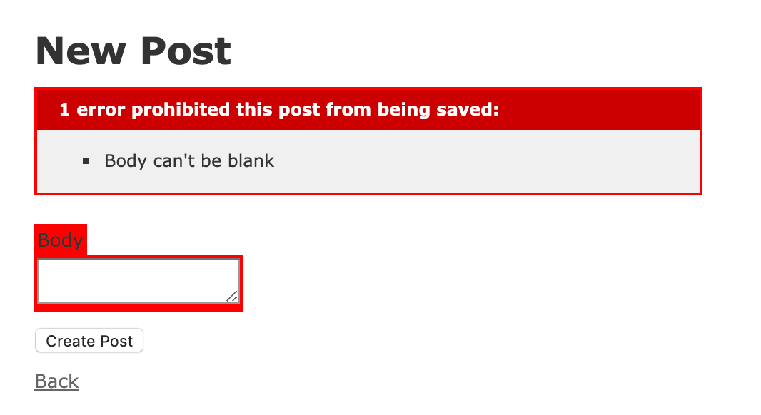 Blank Post Error