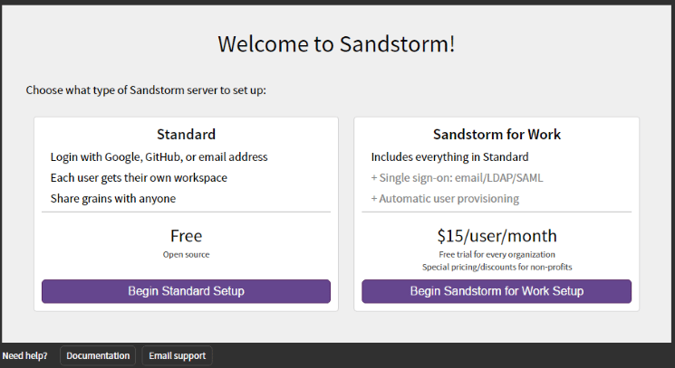 Sandstorm Initial