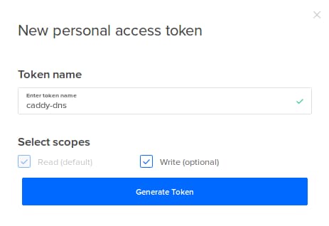 Creating a Personal Access Token