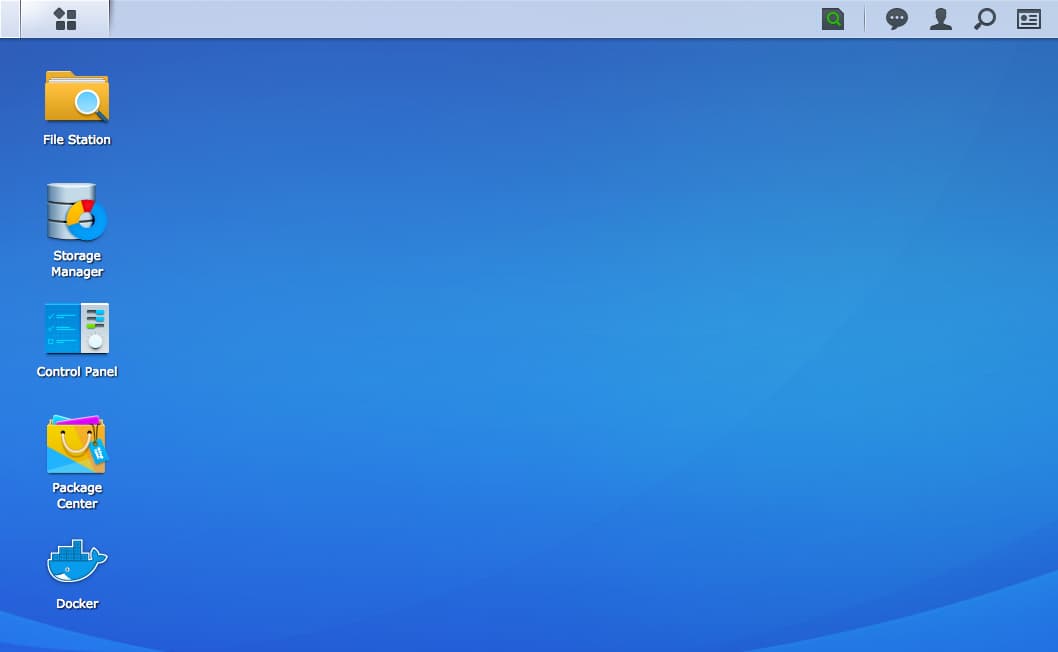 Synology DSM's desktop