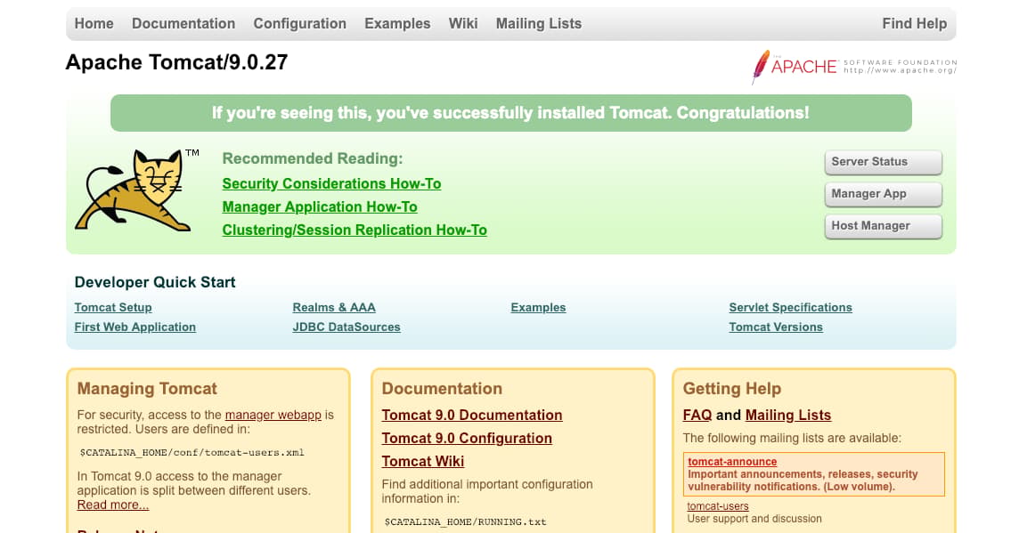 Tomcat root