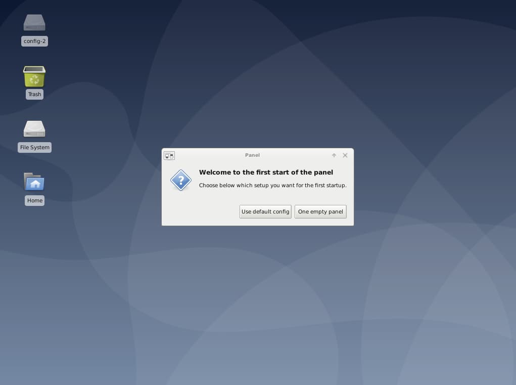 The default Xfce graphical interface for the VNC connection to your Debian 11 server