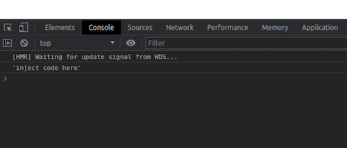 Screencapture of the XSS Helper page with the URL query parameter passing to show the message