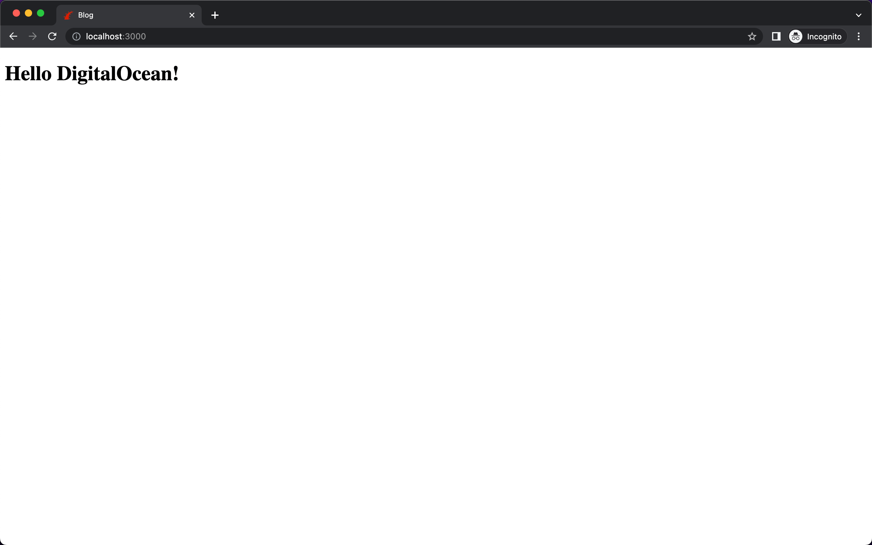 The home page of the application, rendering the index.html.erb file