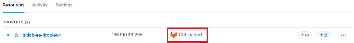 1-Click Droplet's Get started