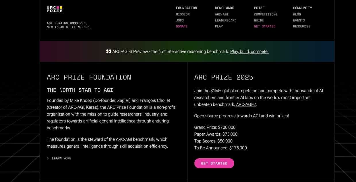 ARC Prize website