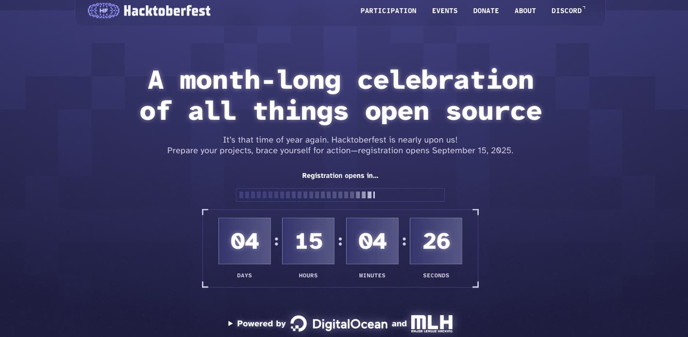 Hacktoberfest website