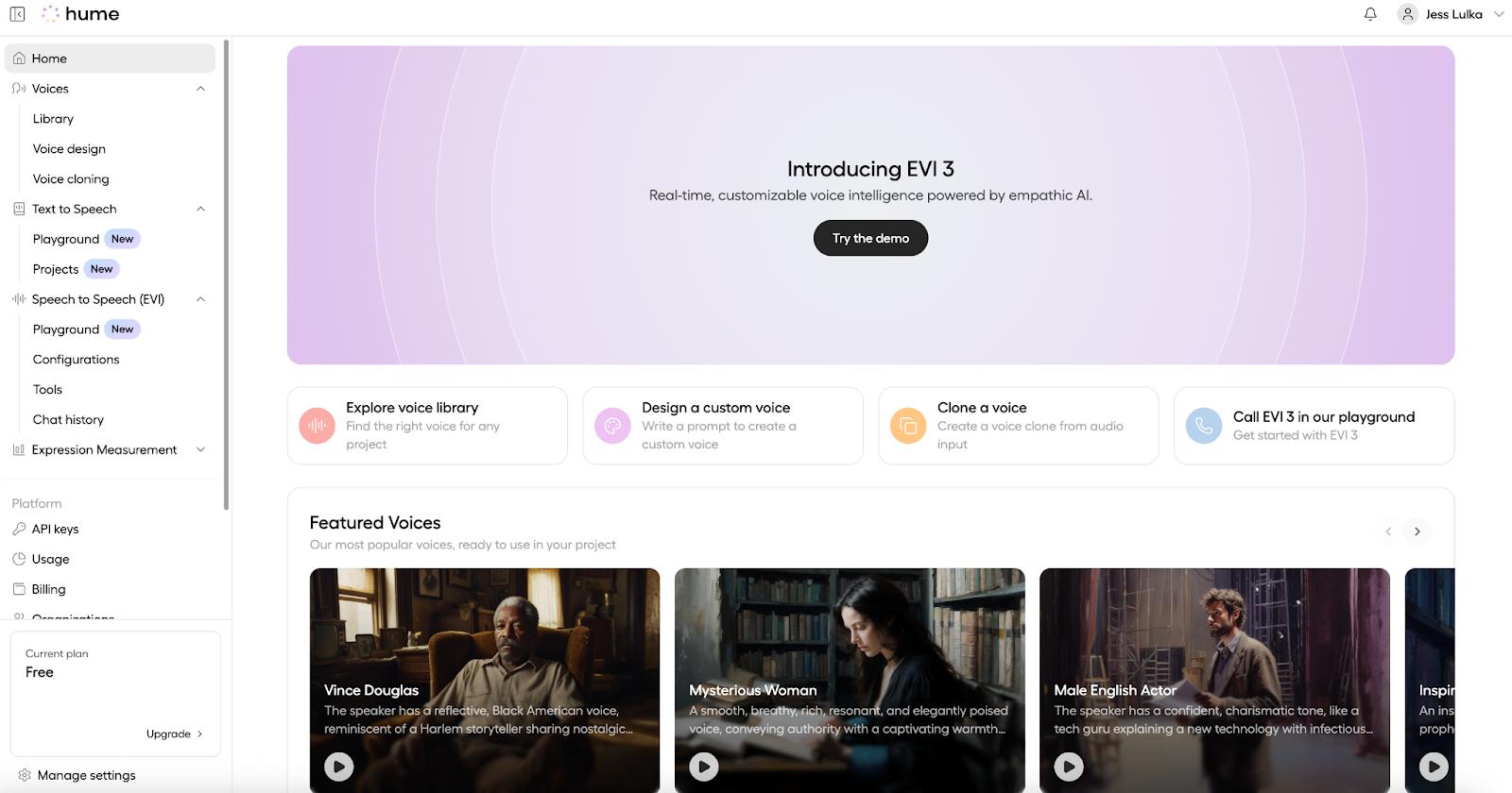 Hume Creator Studio