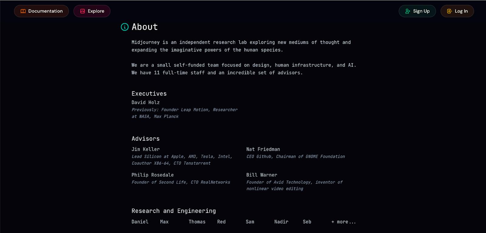 Midjourney website