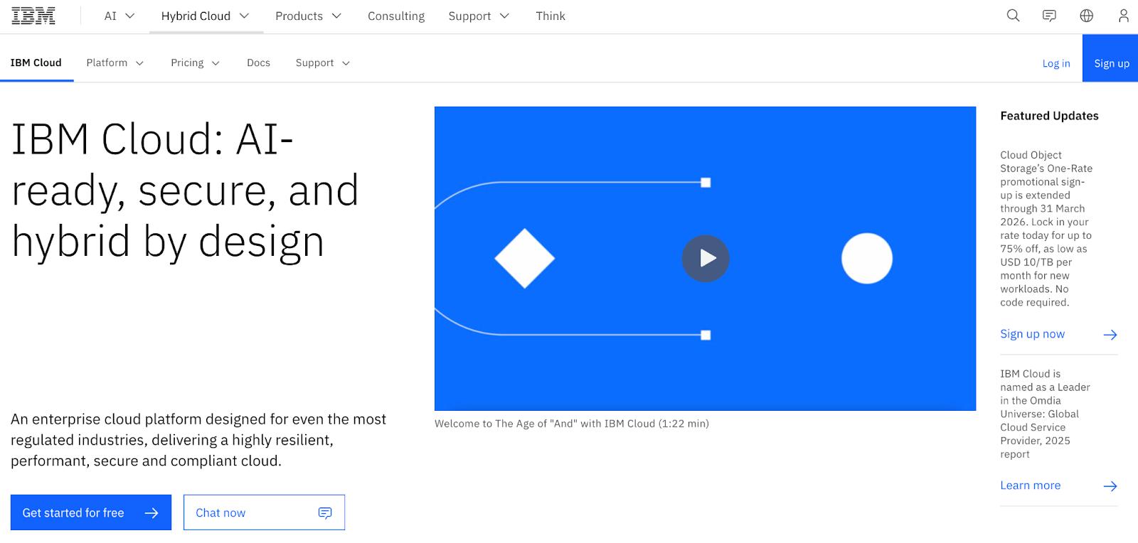 IBM Cloud Homepage