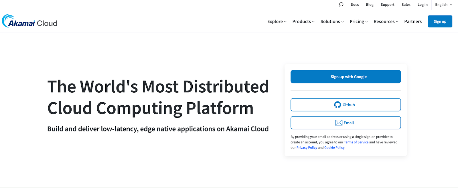 Linode Homepage