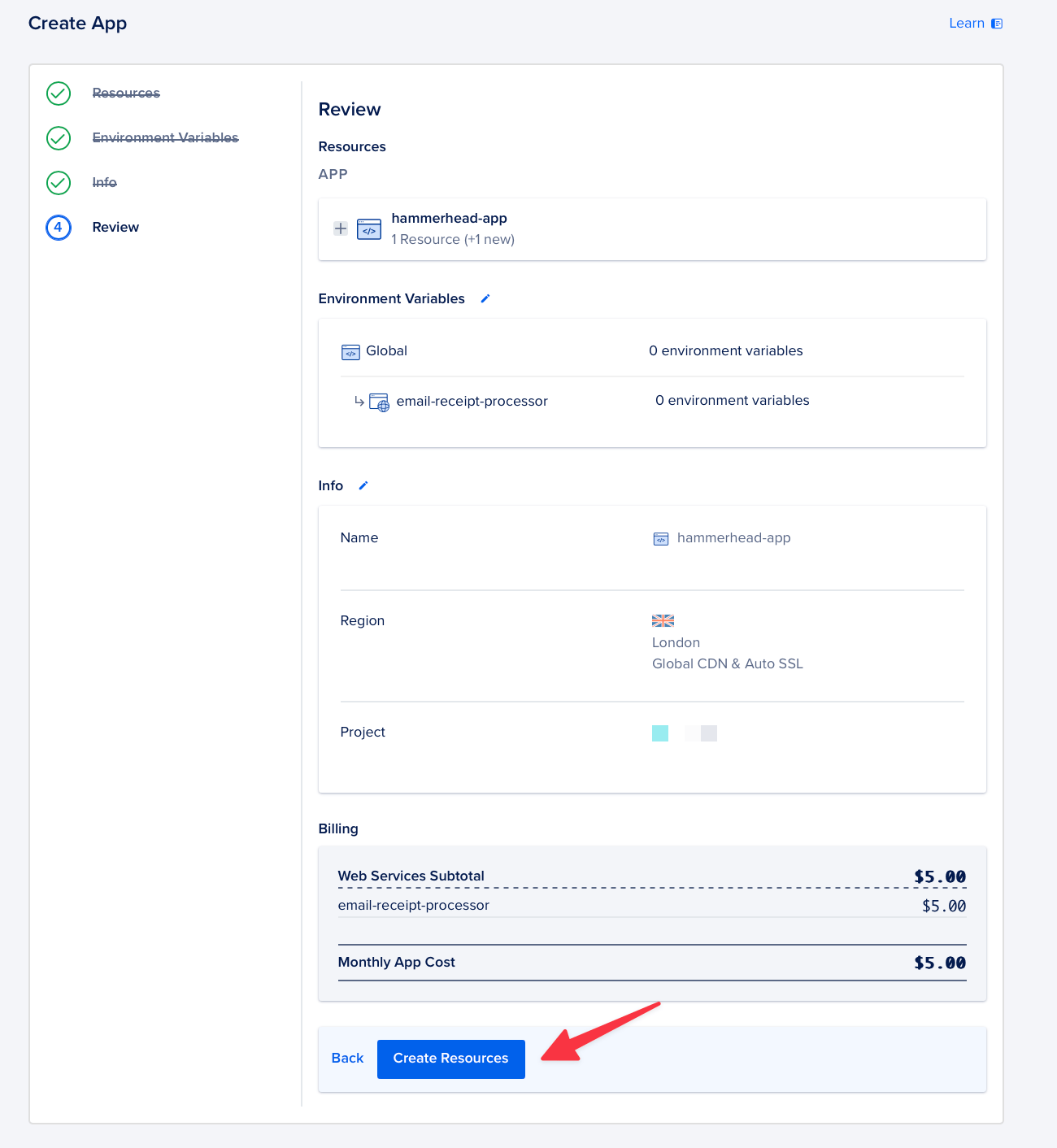 Create App Review Screen