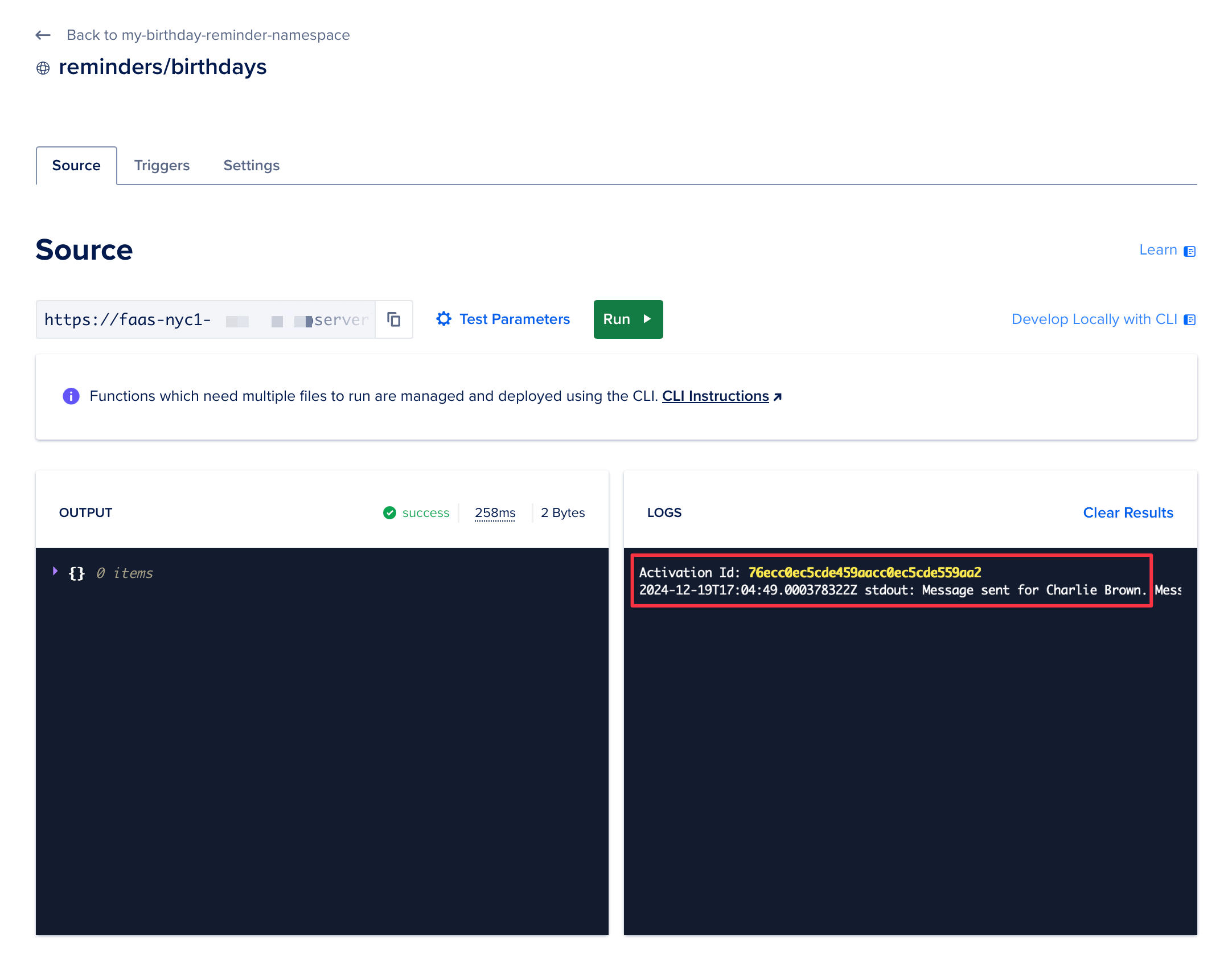 digitalocean_function_dashboard_console