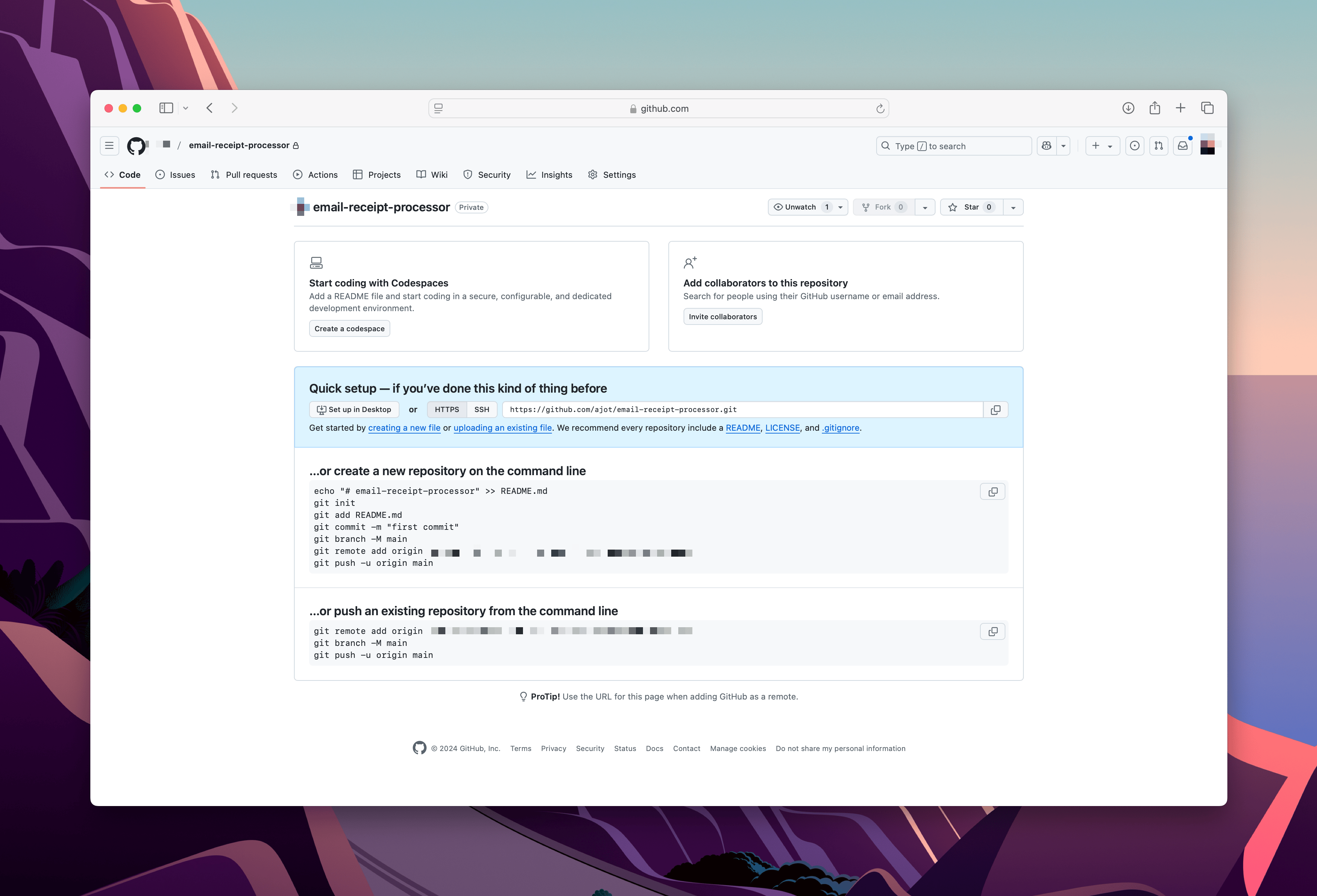 GitHub Repository Setup Instructions