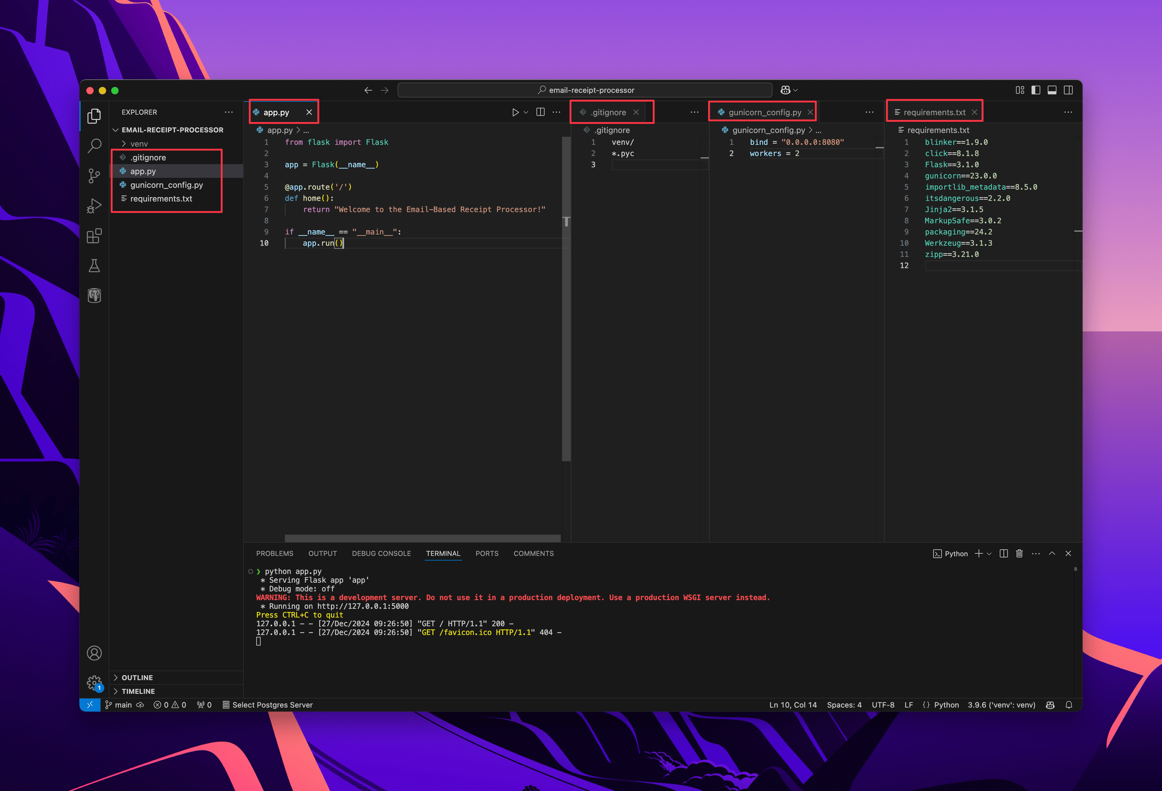 VS Code Workspace Setup