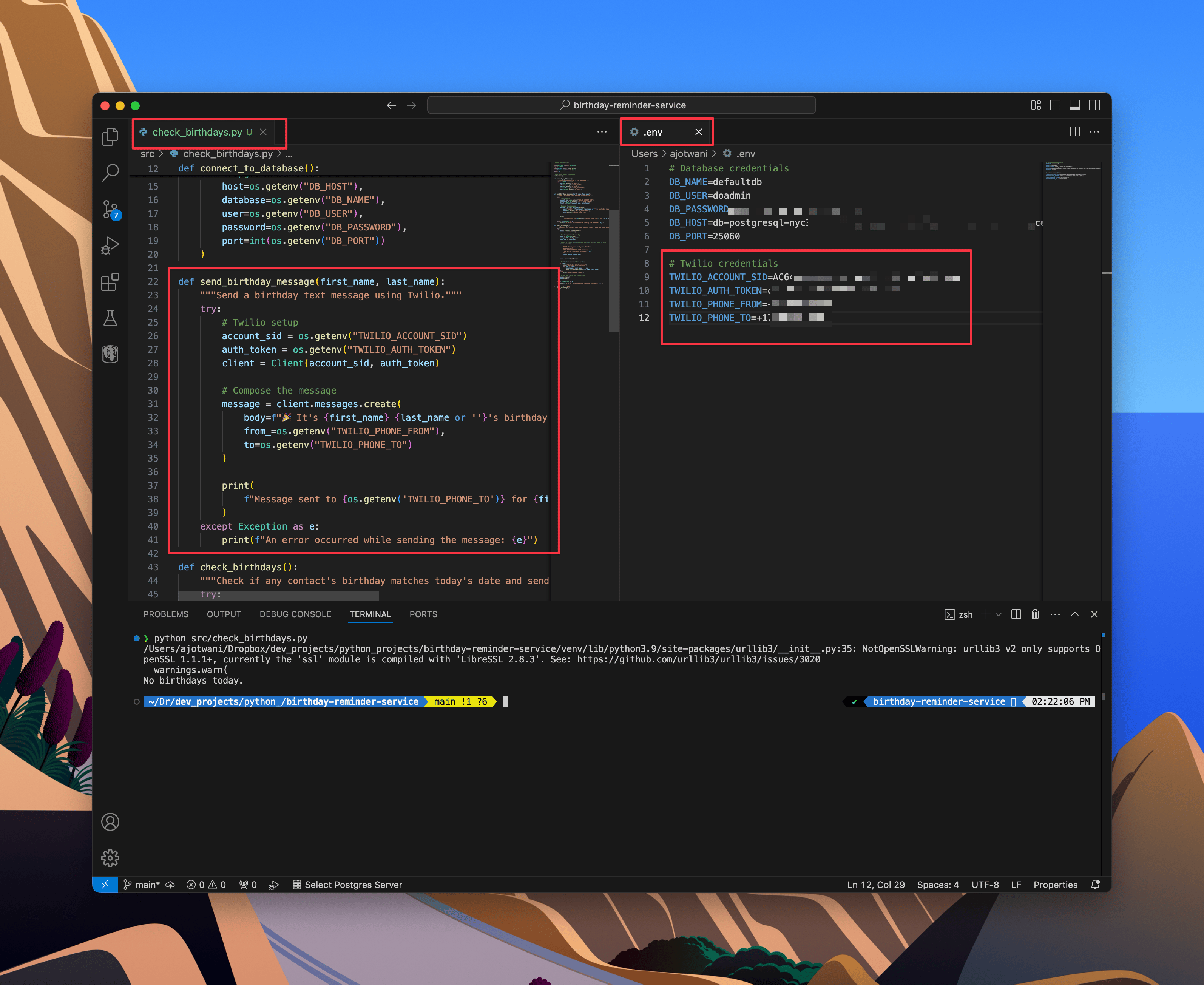 vscode_birthday_reminder_script_no_birthdays