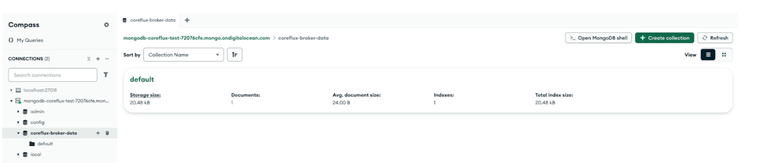 Testing Database Connection