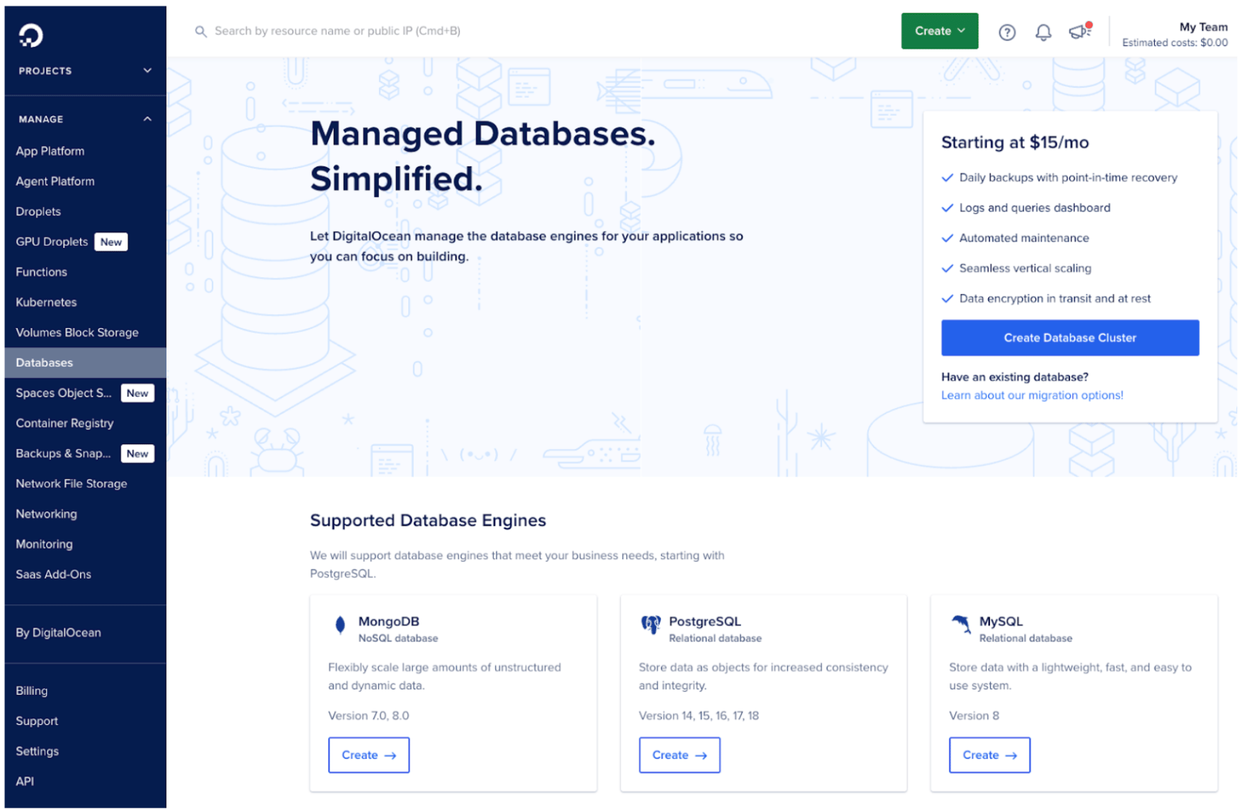 Create MongoDB database