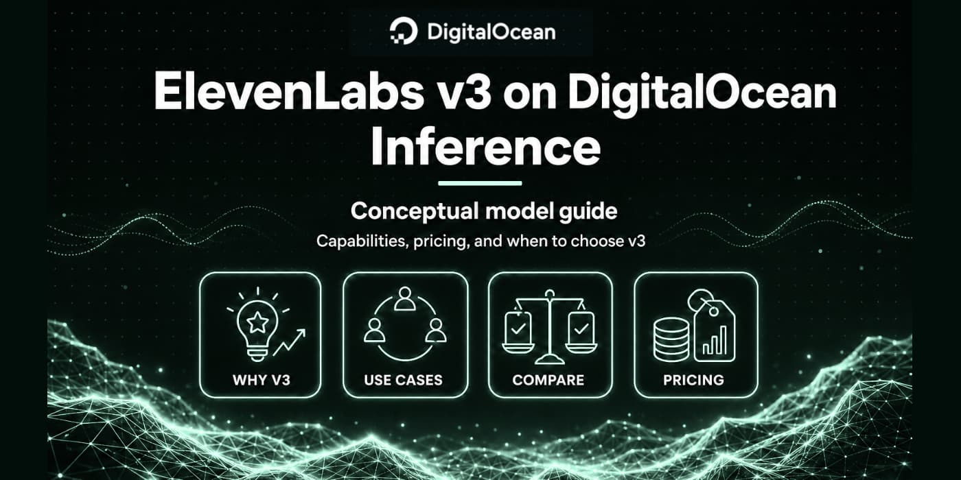 ElevenLabs v3 Text-to-Speech on DigitalOcean Inference ElevenLabs v3 Text-to-Speech on DigitalOcean Inference