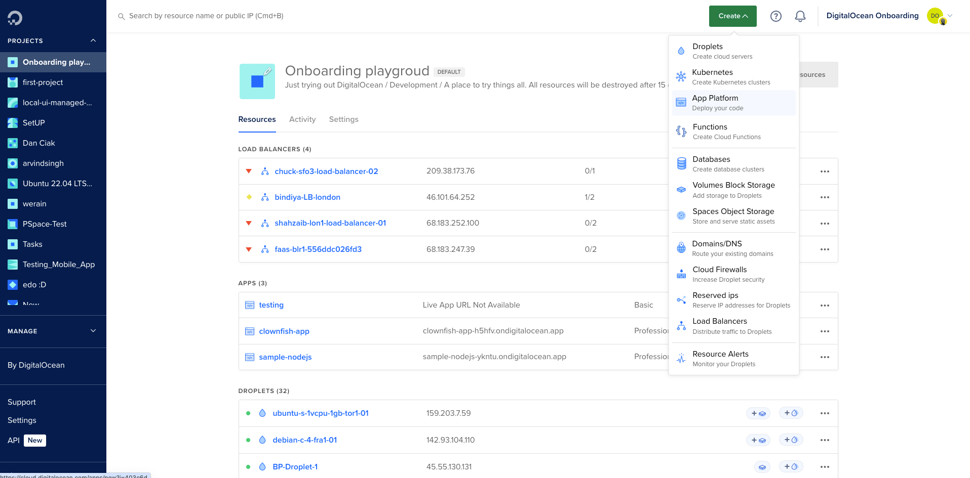 Create An App Platform Instance