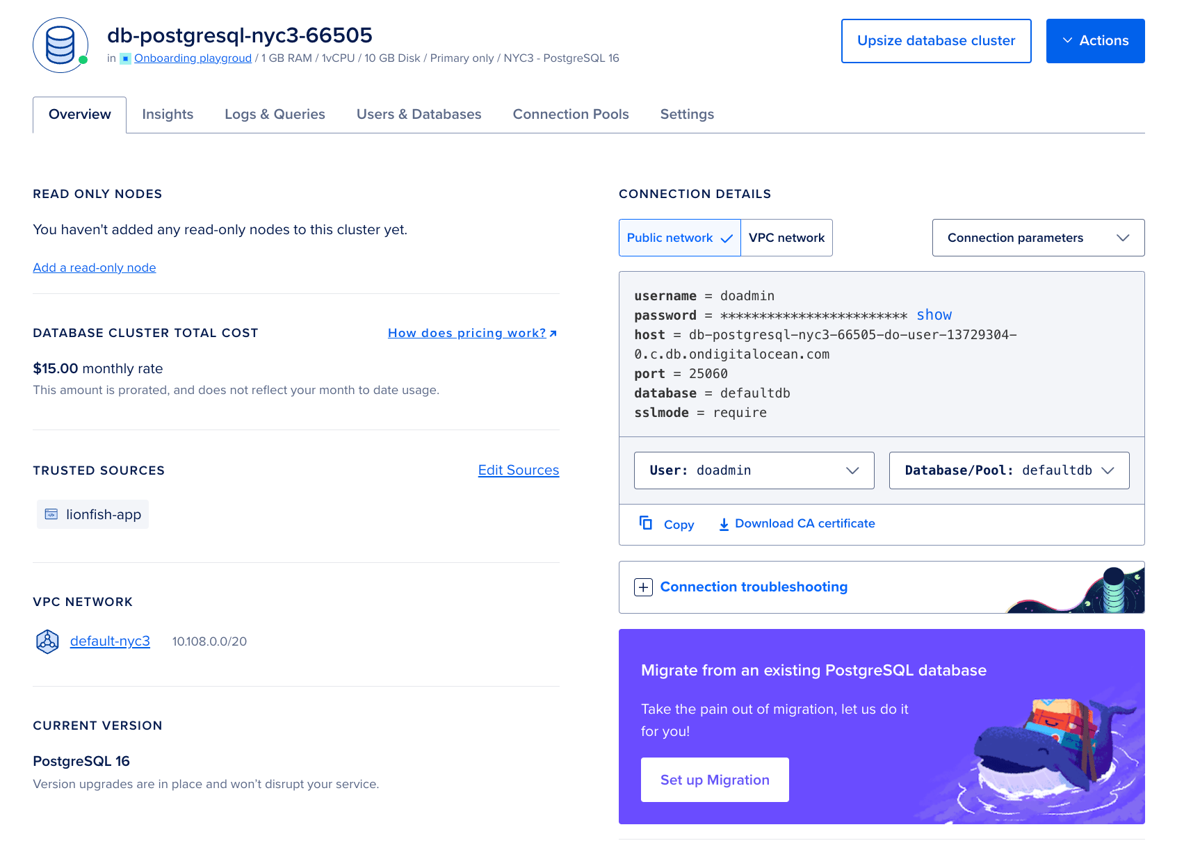 App added to DB