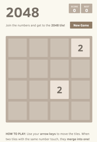 2048 game