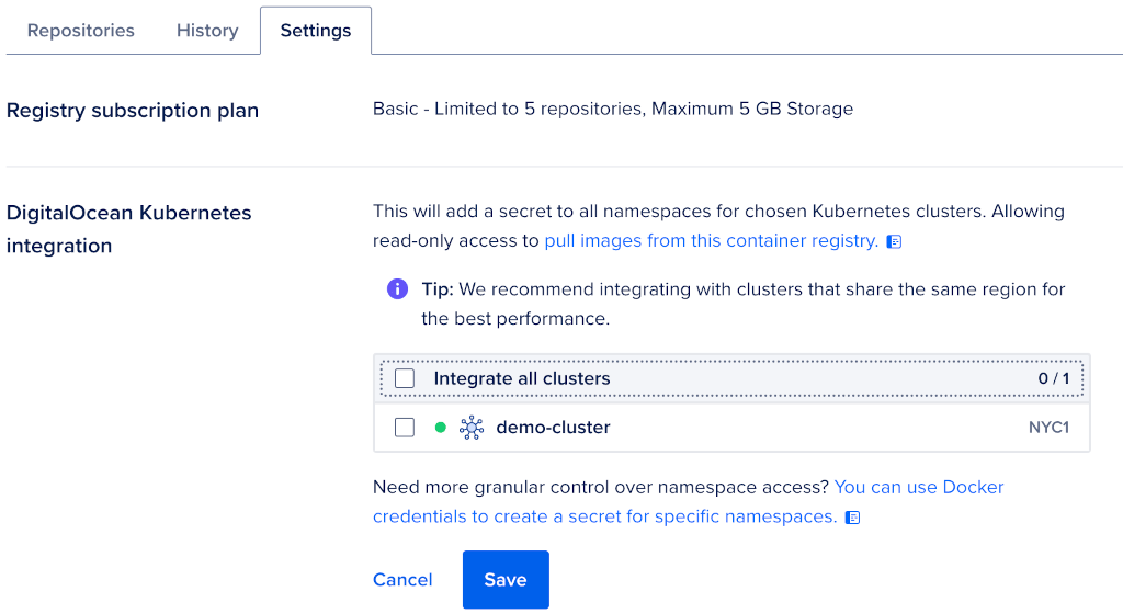 DigitalOcean Kubernetes Integration