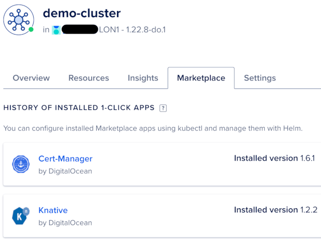 Cert-Manager 1-click App Listing