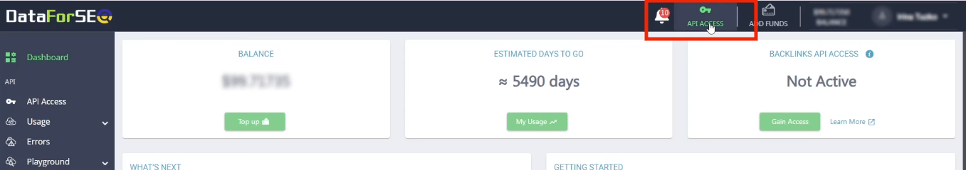 API Access