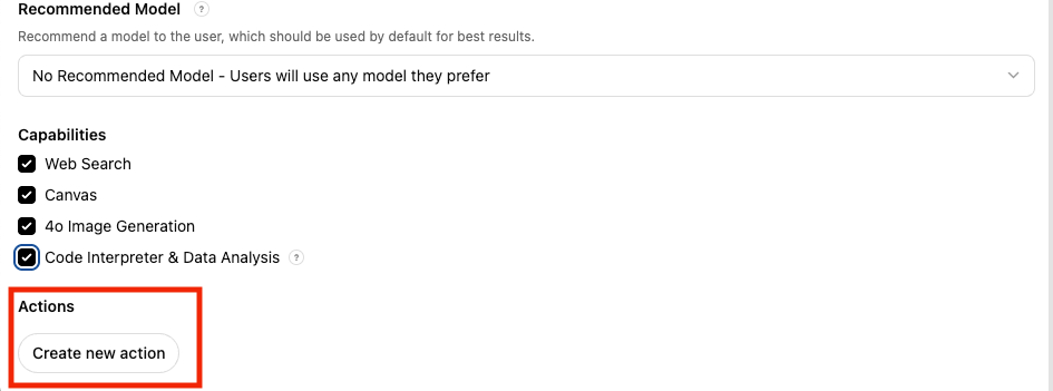 Create an API Action