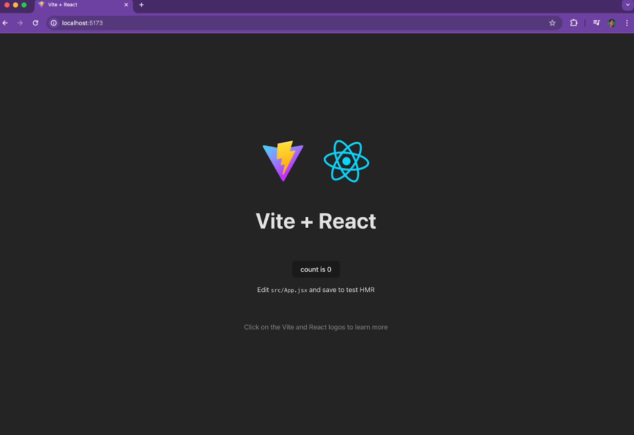 React app deployed