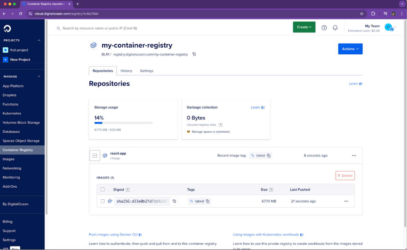 Cloud control Panel