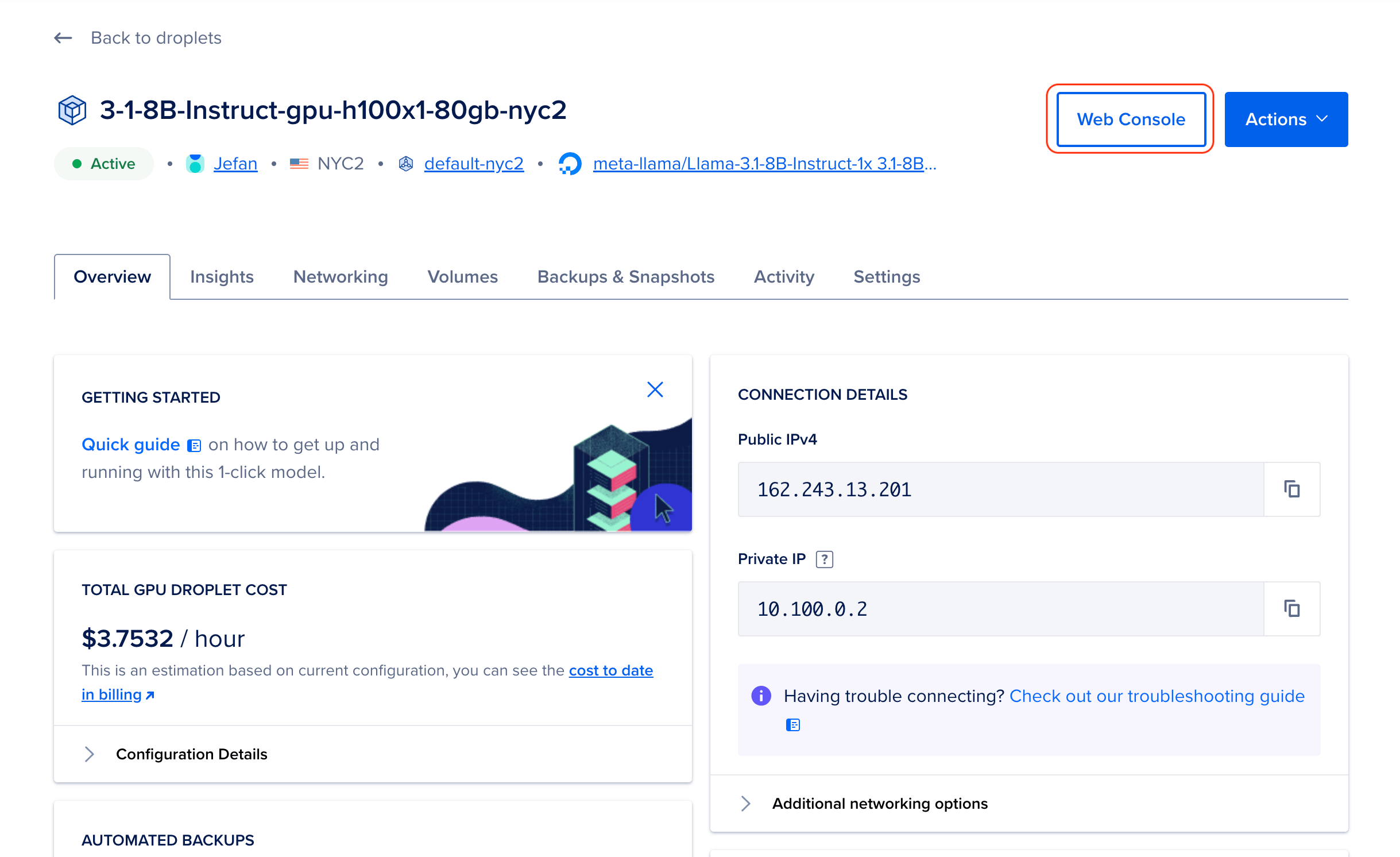 web-console