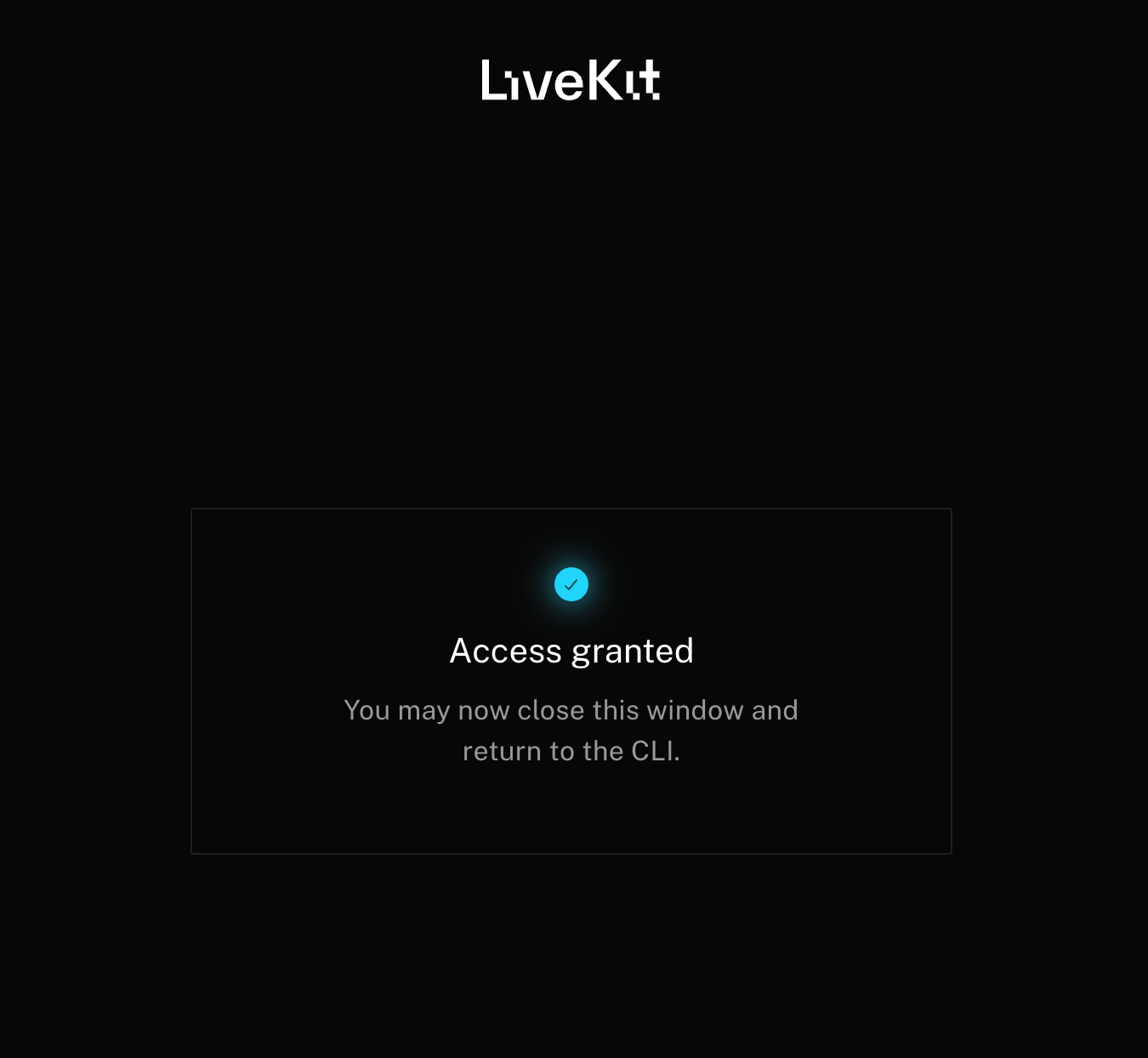 Access granted