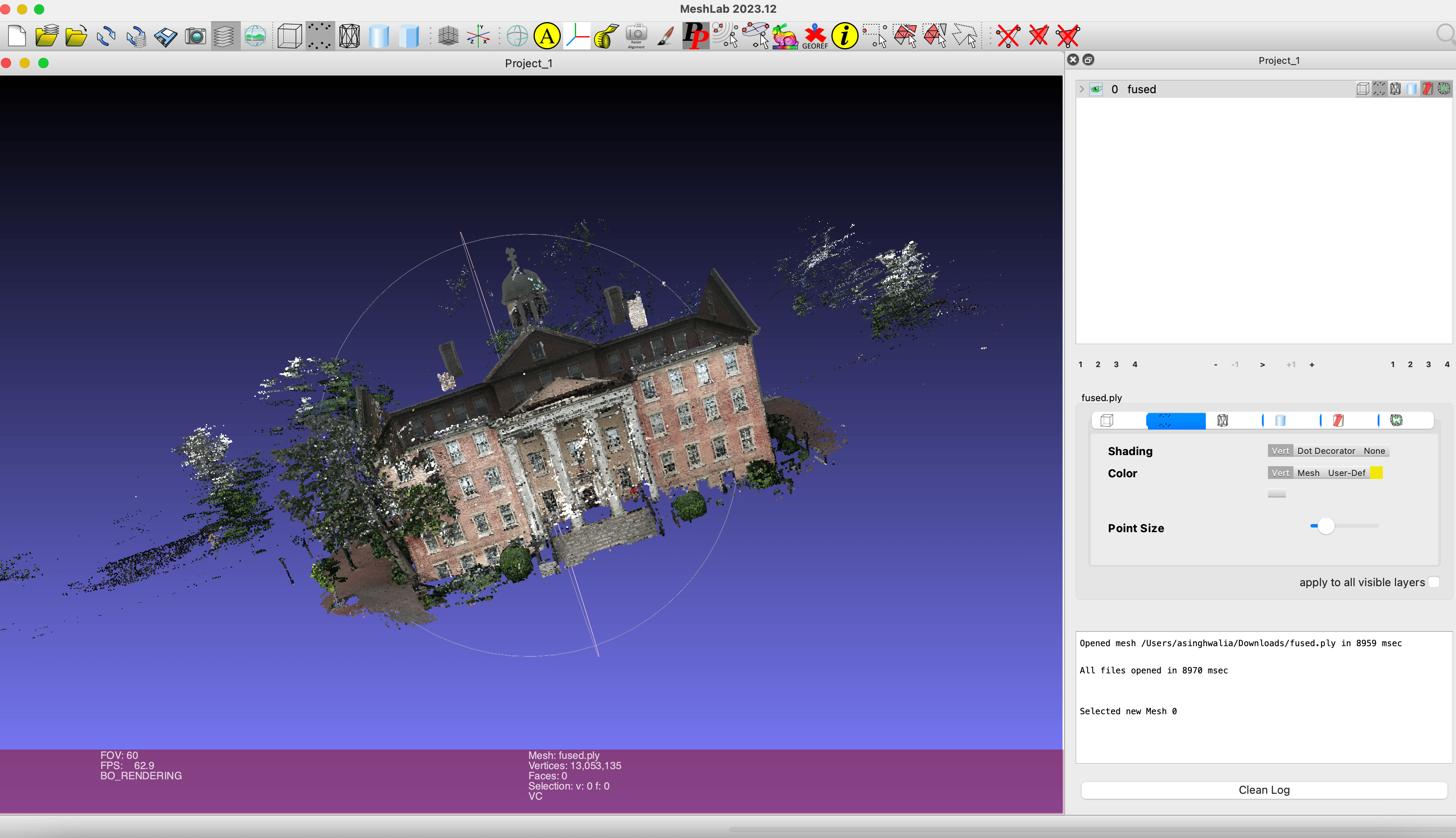 Visualizing the 3-D Model
