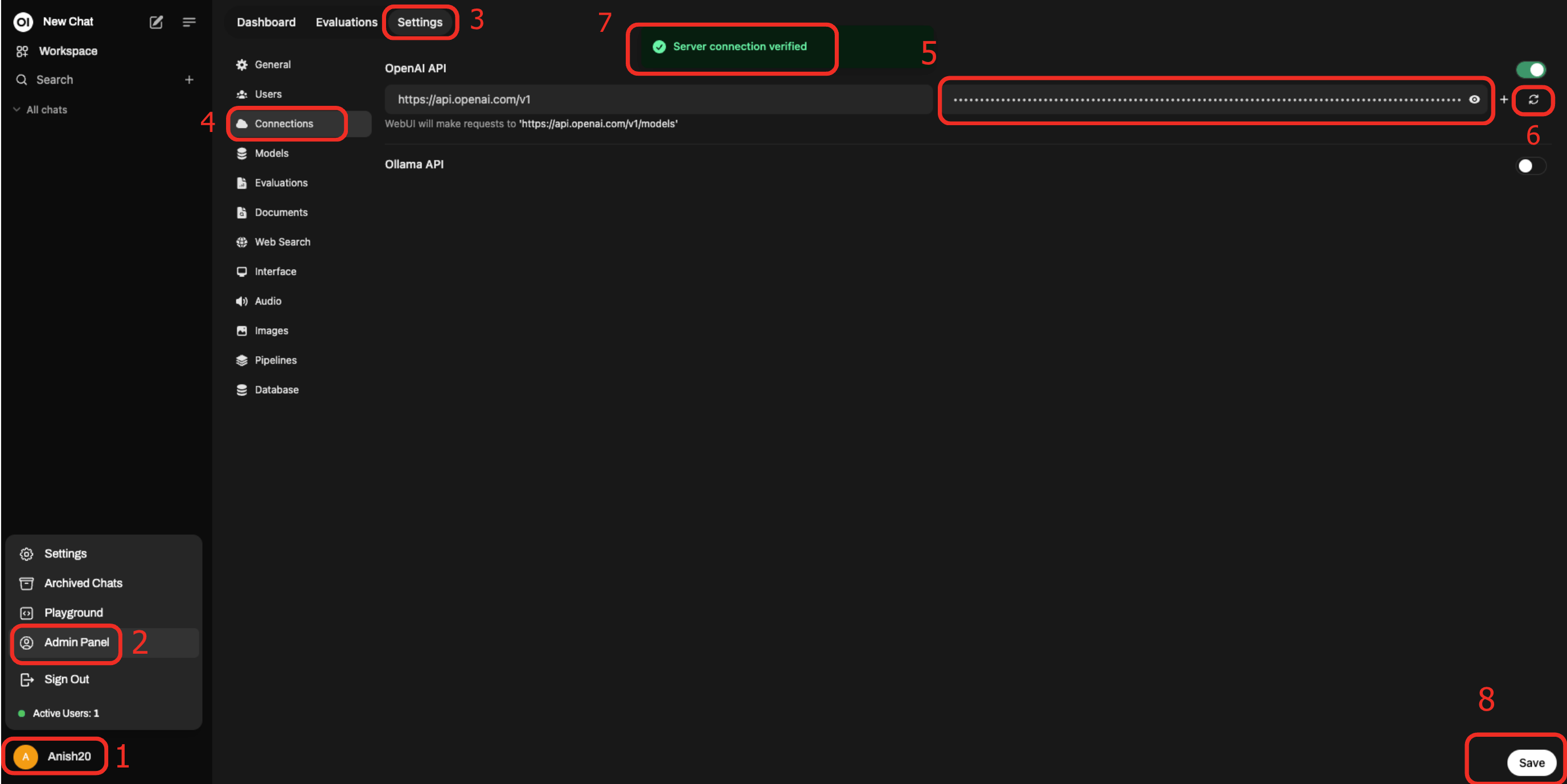 Adding OpenAI API Key