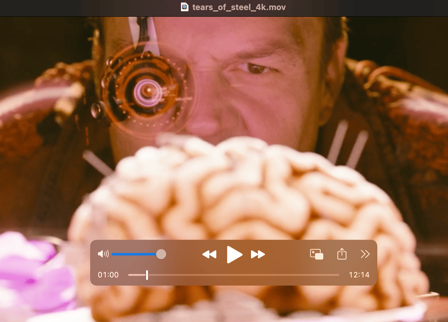 Upscaled video screenshot