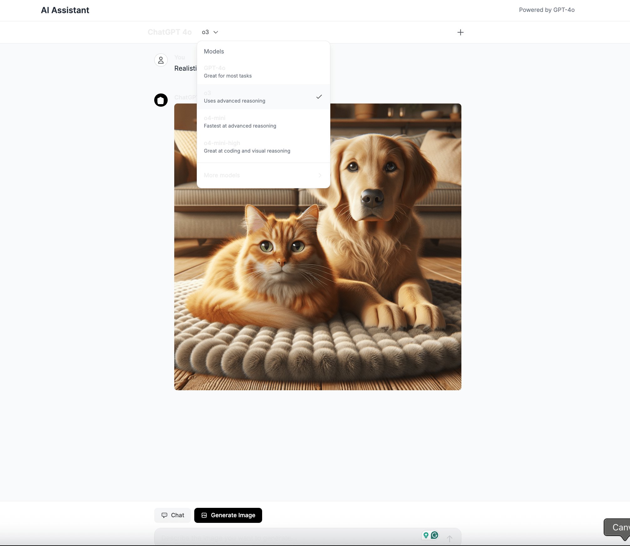 AI Assistant Running