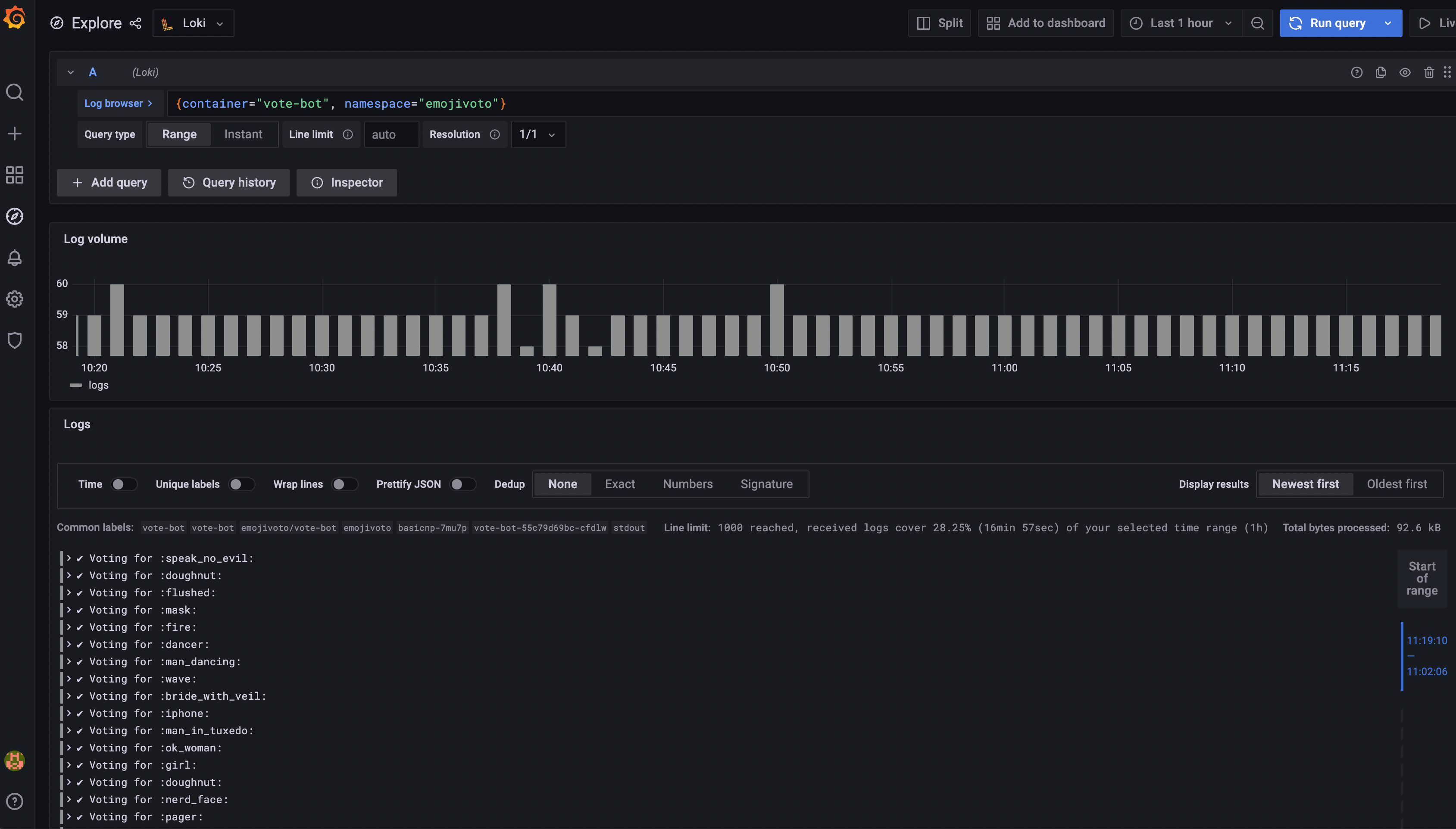 LogQL Query Example