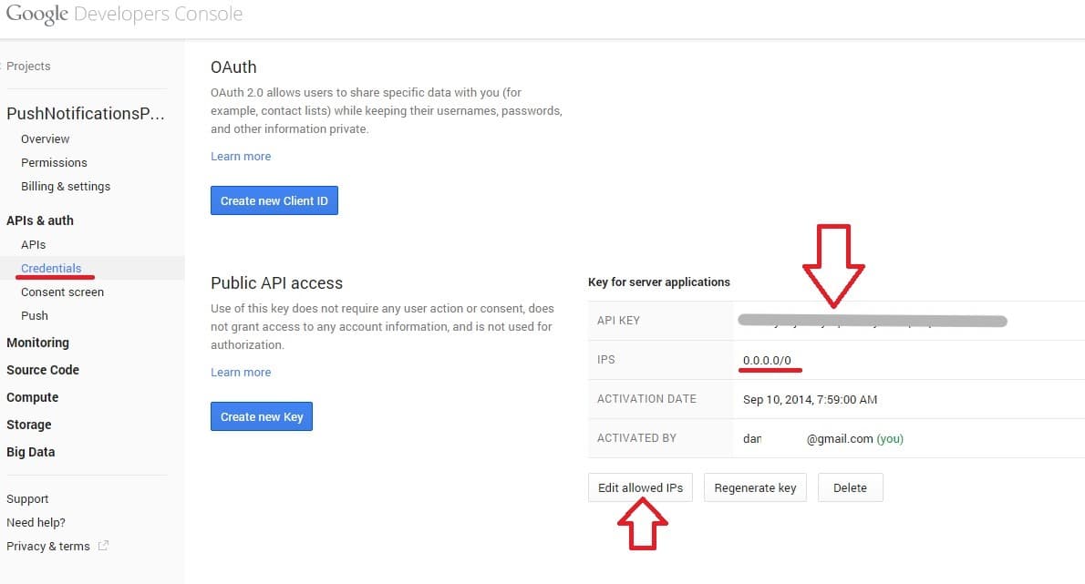 API KEY