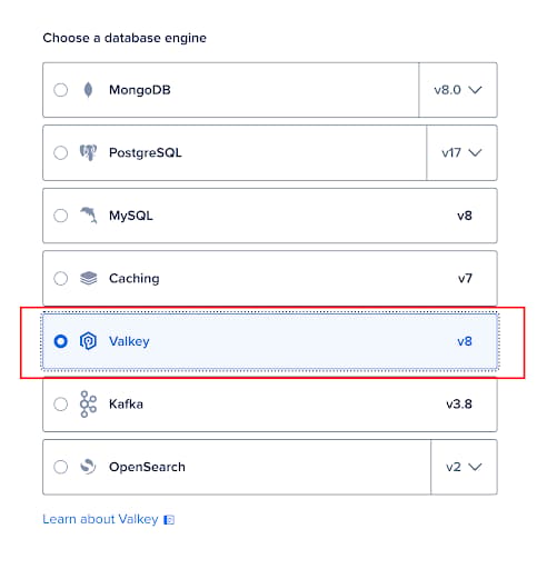 Valkey Database
