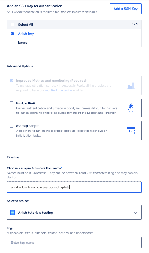 Choose authentication method