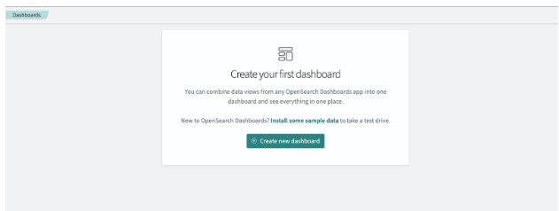 single panel opensearch dashboard