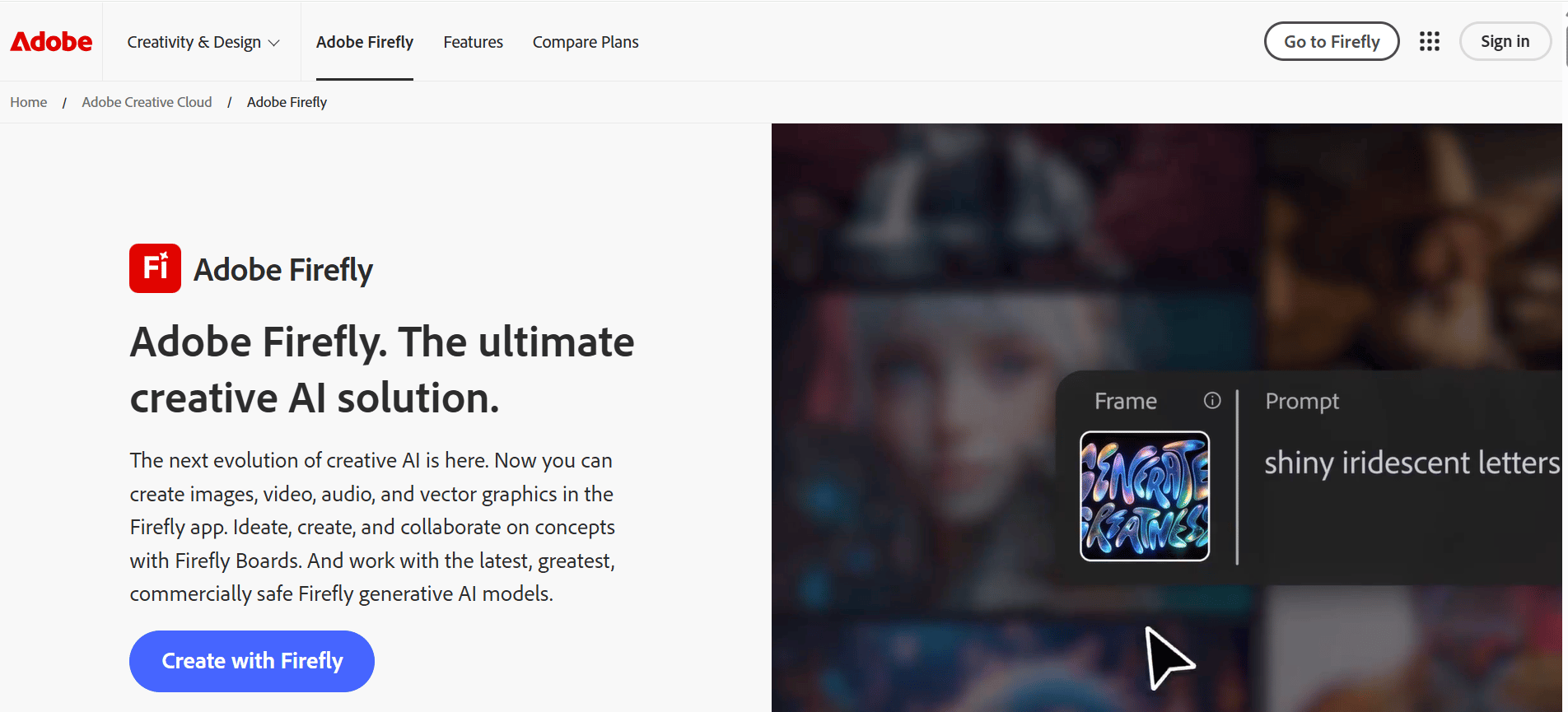 Adobe Firefly image