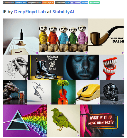 DeepFloyd IF image