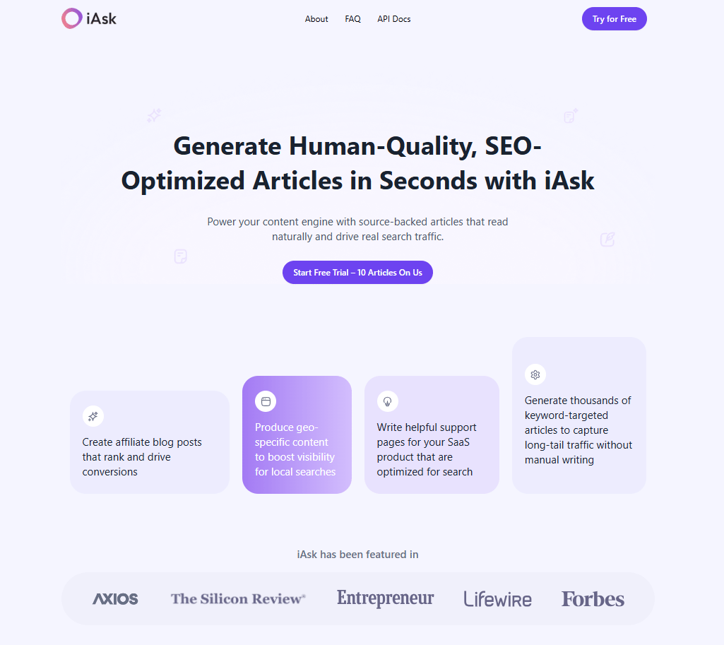 iAsk SEO image
