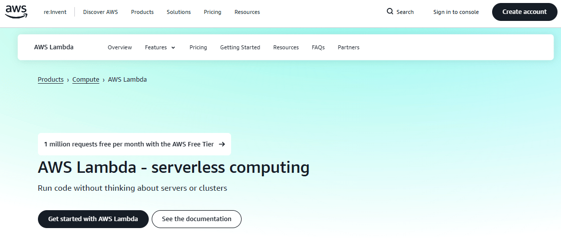 AWS Lambda image