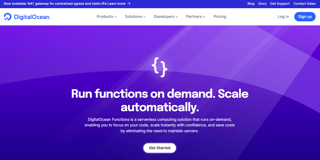 DigitalOcean Functions image